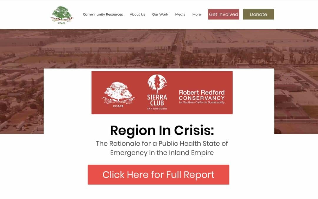 Region In Crisis: The Rationale for a Public Health State of Emergency in the Inland Empire
