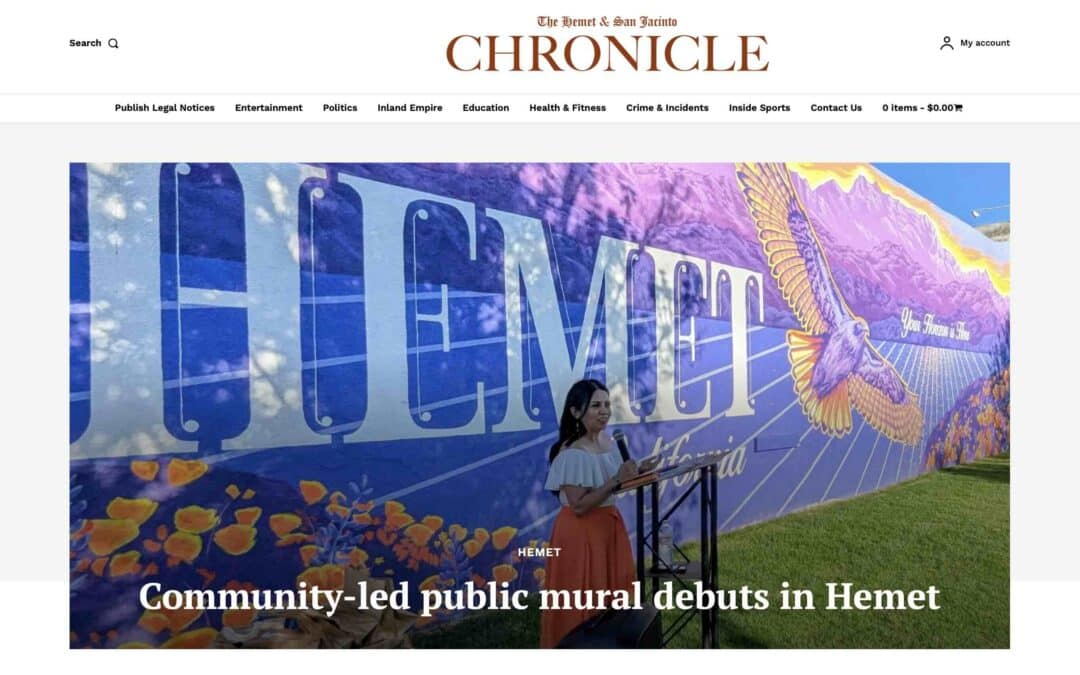 Community-led Public Mural Debuts in Hemet
